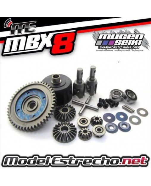 DIFERENCIAL COMPLETO CENTRAL MUGEN MBX8 NITRO DIFERENCIAL COMPLETO CENTRAL MUGEN MBX8 NITRO