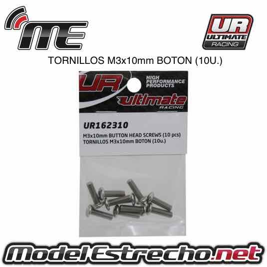TORNILLOS SIG M3x10mm BOTON (10U.)   Ref: UR162310
