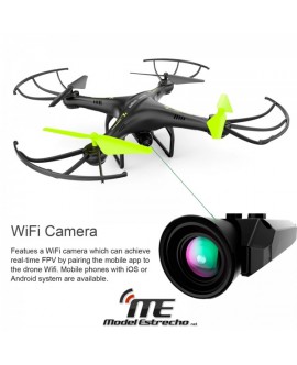 DRONE WIFI ALTITUDE MODE MEDIANO 2,4 GHz CON CAMARA NEGRO DRONE WIFI ALTITUDE MODE MEDIANO 2,4 GHz CON CAMARA NEGRO