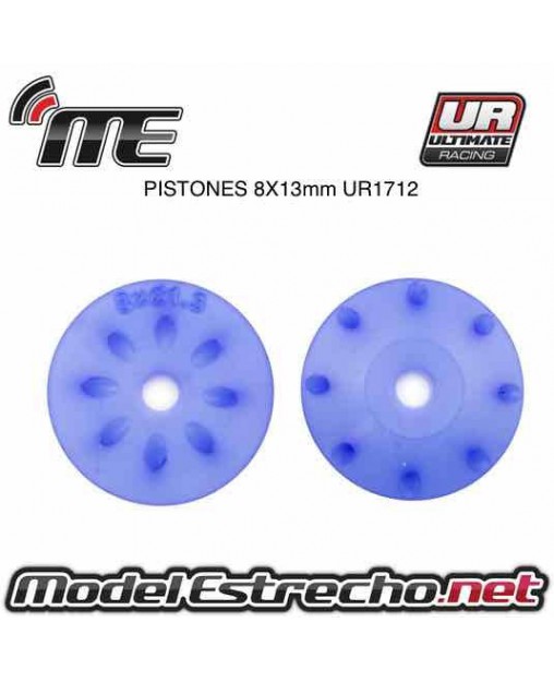 PISTONES AMORTIGUADOR ULTIMATE 1.3 mm x 8 AGUJEROS PISTONES AMORTIGUADOR ULTIMATE 1.3 mm x 8 AGUJEROS