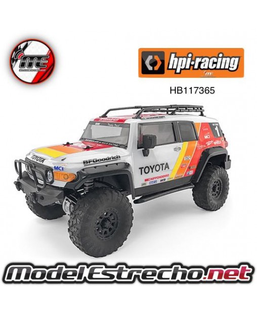 CARROCERIA HPI TOYOTA FJ CRUISER CLEAR BODY CARROCERIA HPI TOYOTA FJ CRUISER CLEAR BODY