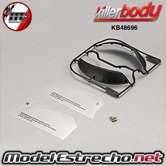 KILLERBODY FRONT WHEEL ARCHES FOR 4.53 /4.72 TIRE LC70   Ref: KB48696