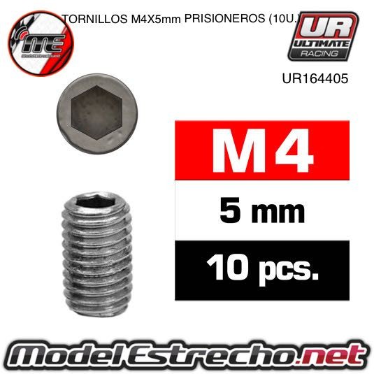 TORNILLOS M4X5 PRISIONERO (10U.)  Ref: UR164405