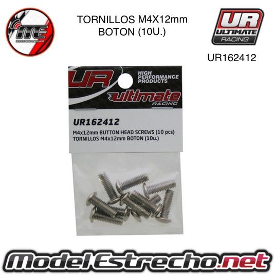 TORNILLO M4X12mm BOTON (10U.)   Ref: UR162412