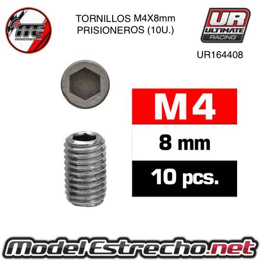TORNILLOS M4X8 PRISIONERO (10U.)  Ref: UR164408