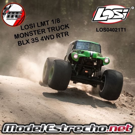 LOSI LMT 1/8 MONSTER TRUCK BLX 3S 4WD RTR ( GRAVE DIGGER)  Ref: LOS04021T1