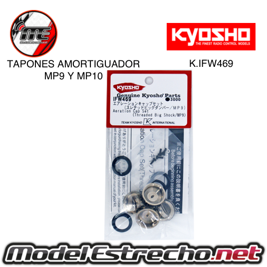 TAPONES AMORTIGUADOR KYOSHO INFERNO MP9 TKI4 MP10  Ref: K.IFW469