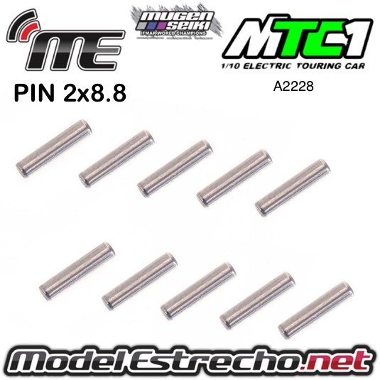 PIN 2X8,8 MUGEN MTC1 (10U)  Ref: A2228